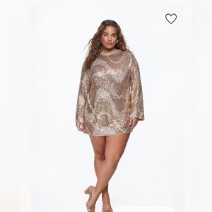 H&M Gold and Silver dress size XL